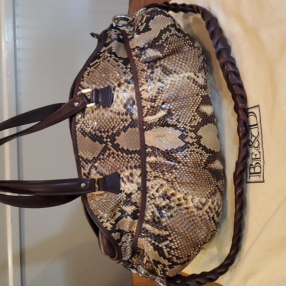 Like new BE & D python shoulder bag - Picture 3 of 11